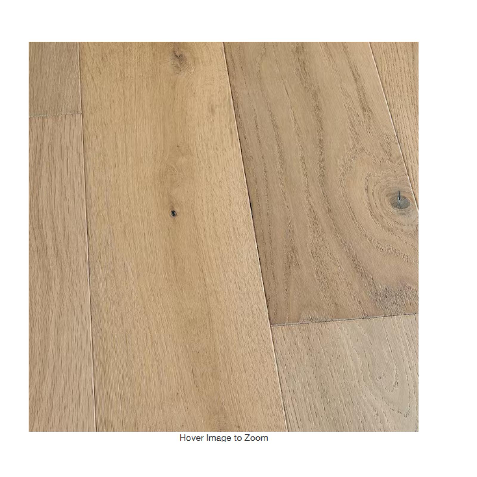 DALLAS LOCATION -  Malibu Wide Plank Delano French Oak 3/8 in. T x 6.5 in. W Click Lock Wire Brushed Engineered Hardwood Flooring (23.6 sq. ft./case) - 46 CASES