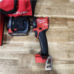 HOUSTON LOCATION - AS - IS Milwaukee  FUEL SURGE 18V Lithium-Ion Brushless Cordless 1/4 in. Hex Impact Driver with (1) 5.0 Ah Battery and Charger