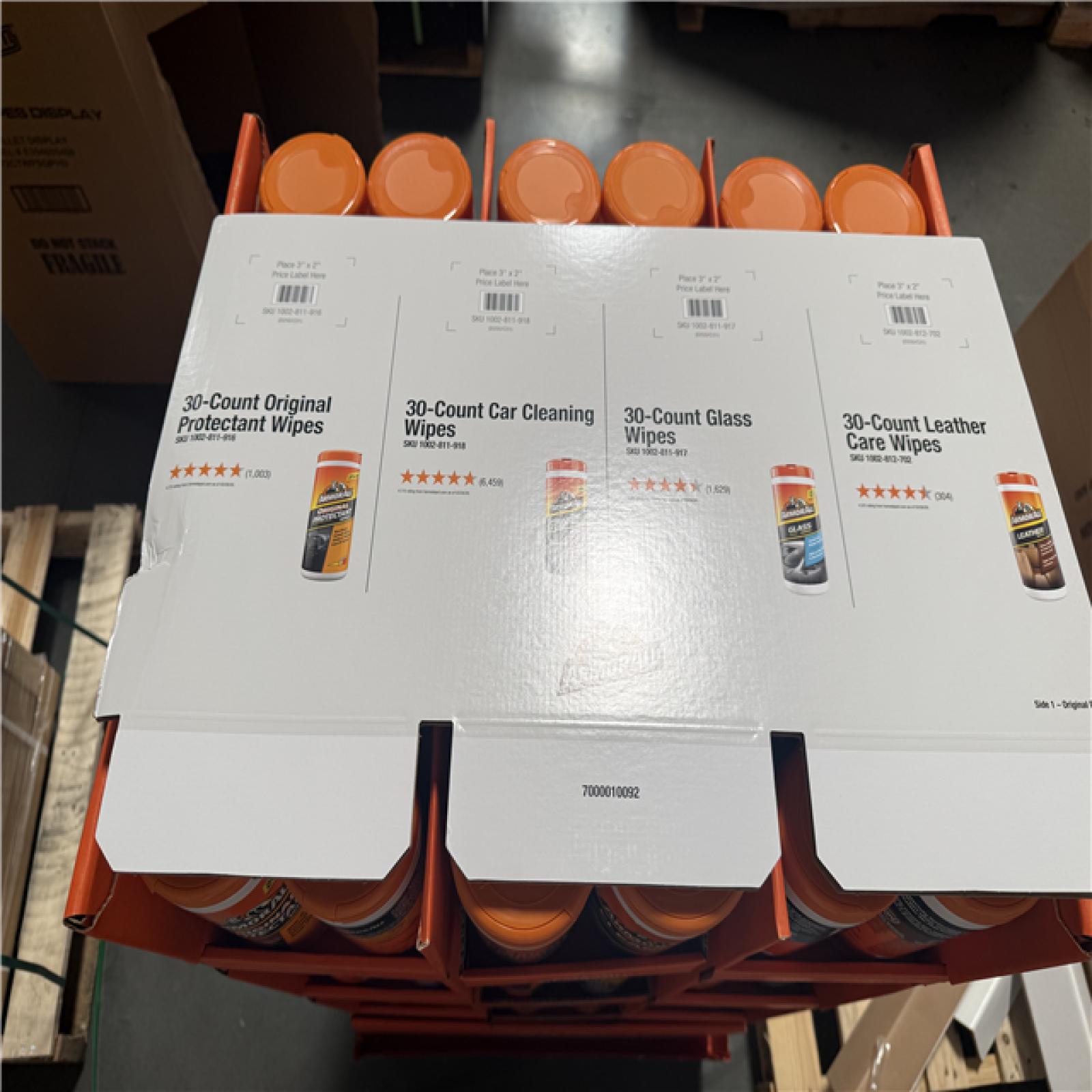 CALIFORNIA NEW ARMOR-ALL WIPES HOME IMPROVEMENT PALLET