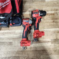 HOUSTON LOCATION - AS - IS Milwaukee 2 Tool Combo Kit W/ (2) Battery & Charger