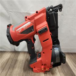 AS-IS- Milwaukee M18 FUEL 18-Volt Lithium-Ion Brushless Cordless Coil Roofing Nailer (Tool Only)