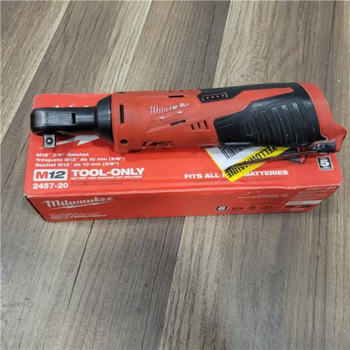 AS-IS Milwaukee 2457-20 M12 3/8  Ratchet (Bare Tool KIT battery & charge)