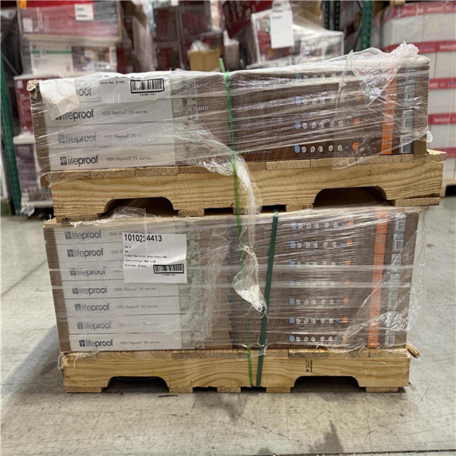 DALLAS LOCATION - Lifeproof Butler Hickory 22 MIL x 8.7 in. W x 48 in. L Click Lock Waterproof Luxury Vinyl Plank Flooring -(45 UNITS)