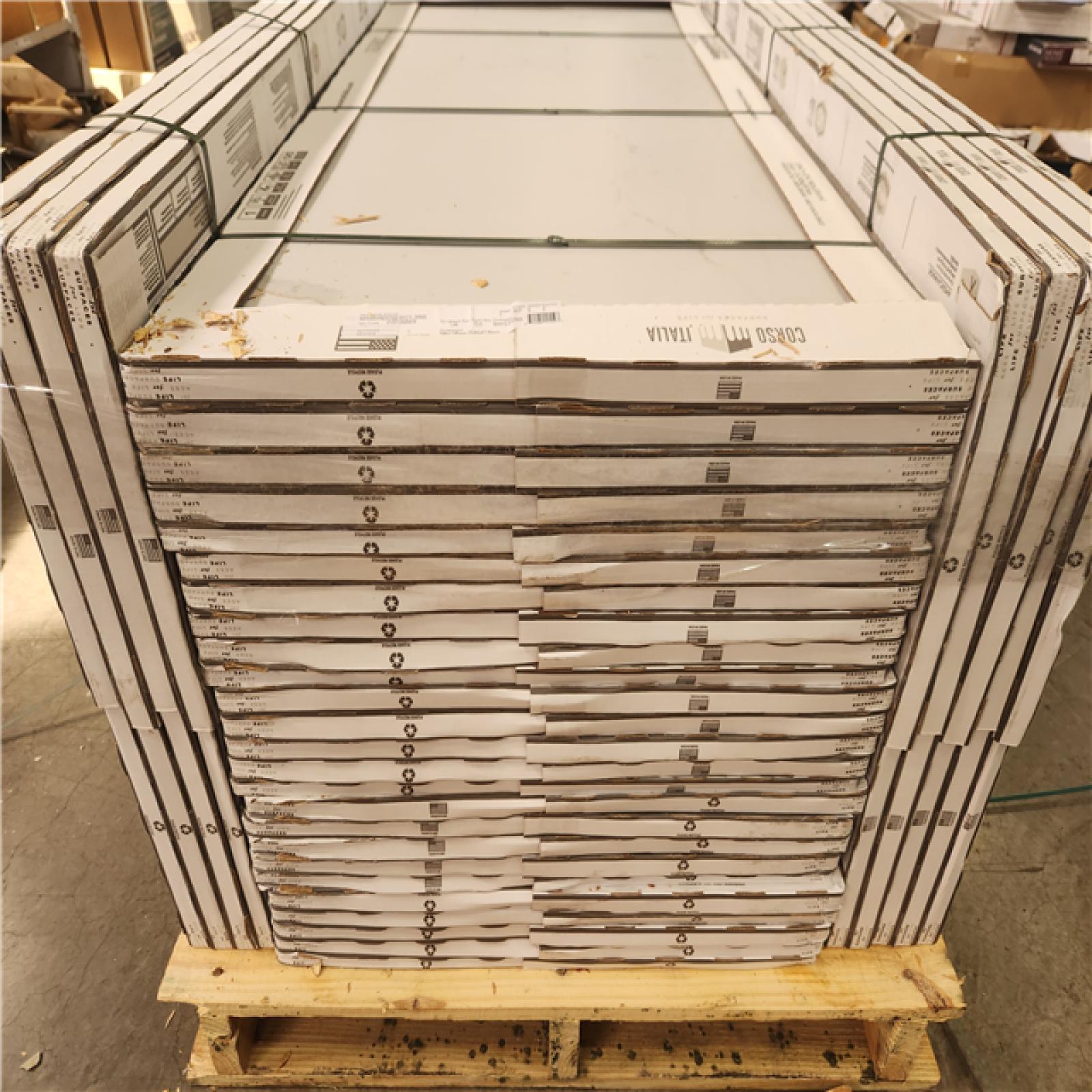 Phoenix NEW Corso Italia Impero Prestige White Matte 24 in. x 48 in. Marble Look Porcelain Floor and Wall Tile (527 sq. ft./34 Case)