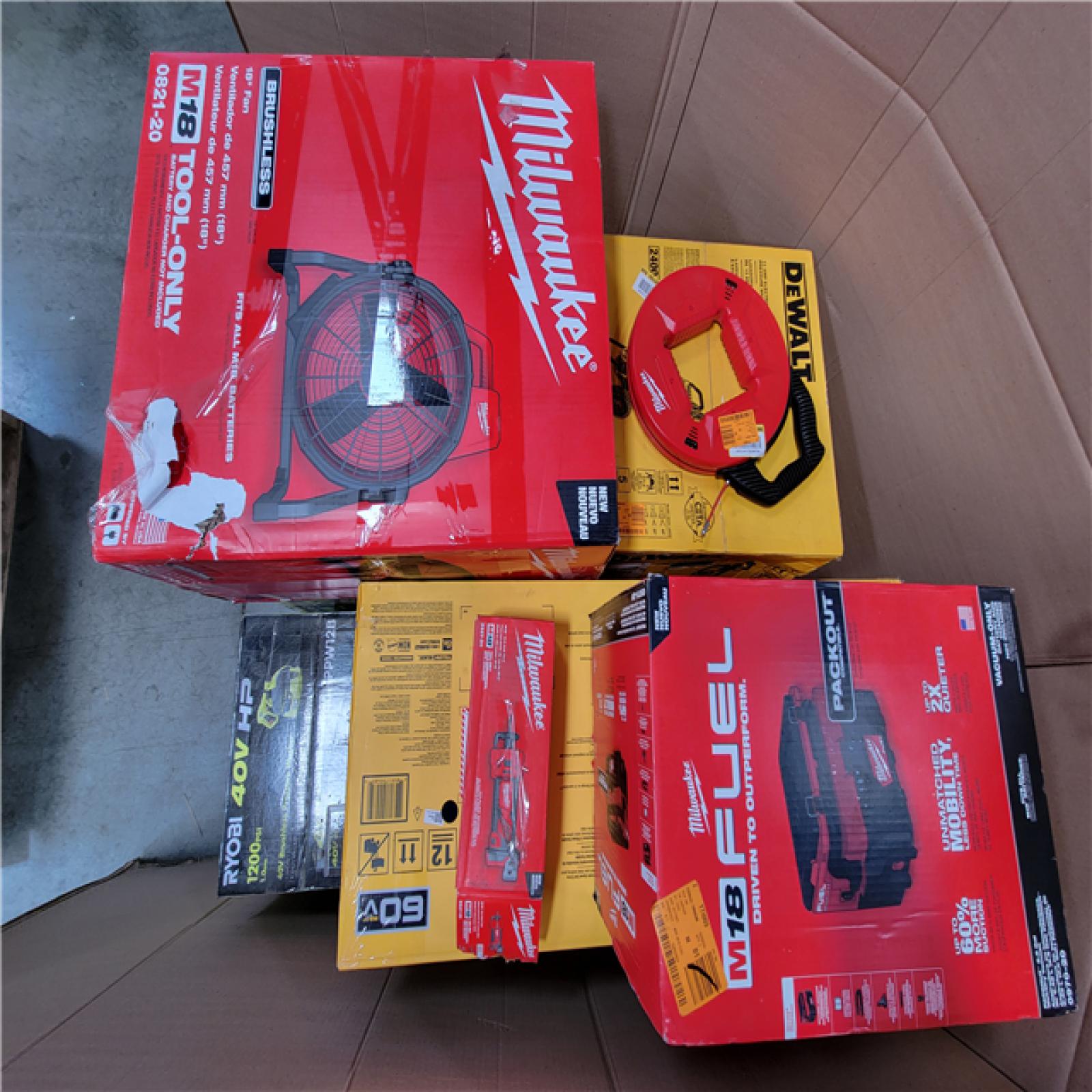 CALIFORNIA AS-IS TOOL PALLET