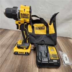 AS-IS DEWALT ATOMIC 20-Volt Lithium-Ion Cordless Compact 1/2 in. Drill/Driver Kit with 2.0Ah Battery, Charger and Bag
