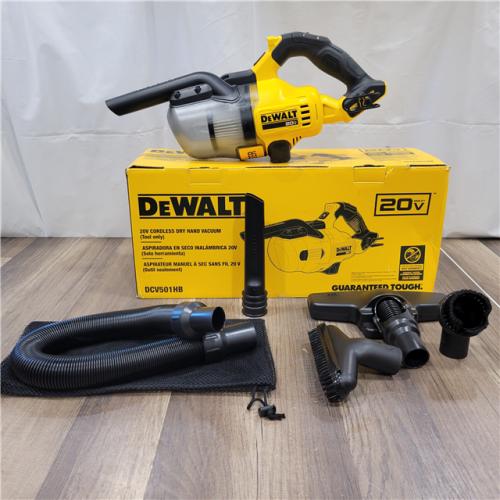 AS-IS   DEWALT 20V Lithium-Ion Cordless Dry Hand Vacuum kit  (Tool Only)