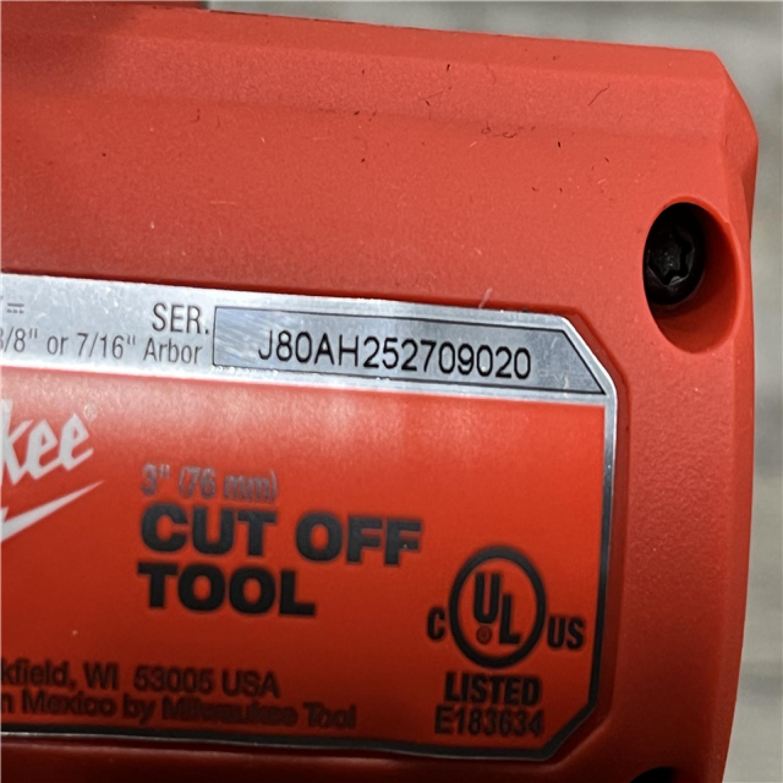 AS-IS Milwaukee FUEL 12V Lithium-Ion Brushless Cordless 3 in. Cut Off Saw (Tool-Only)