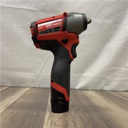 AS-IS Milwaukee M12 FUEL Lithium-Ion Brushless Cordless 3/8 in. Impact Wrench Kit