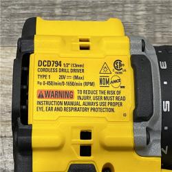 AS-IS DEWALT Atomic 20V Lithium-Ion Cordless Compact 1/2 in. Drill/Driver Kit