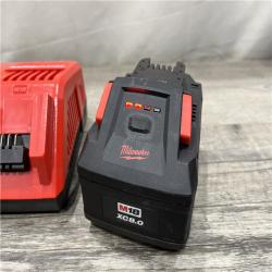AS-IS Milwaukee 18-Volt Lithium-Ion REDLITHIUM FORGE Starter Kit with 8.0Ah Battery and Rapid Charger