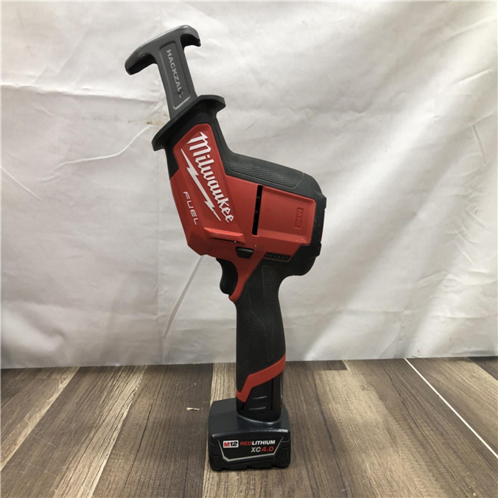 AS-IS Milwaukee FUEL 12V Lithium-Ion Brushless Cordless HACKZALL Reciprocating Saw Kit