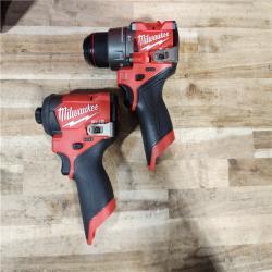 HOUSTON LOCATION - AS-IS (APPEARS LIKE NEW) Milwaukee FUEL 12-Volt Lithium-Ion Brushless Cordless Hammer Drill and Impact Driver Combo Kit