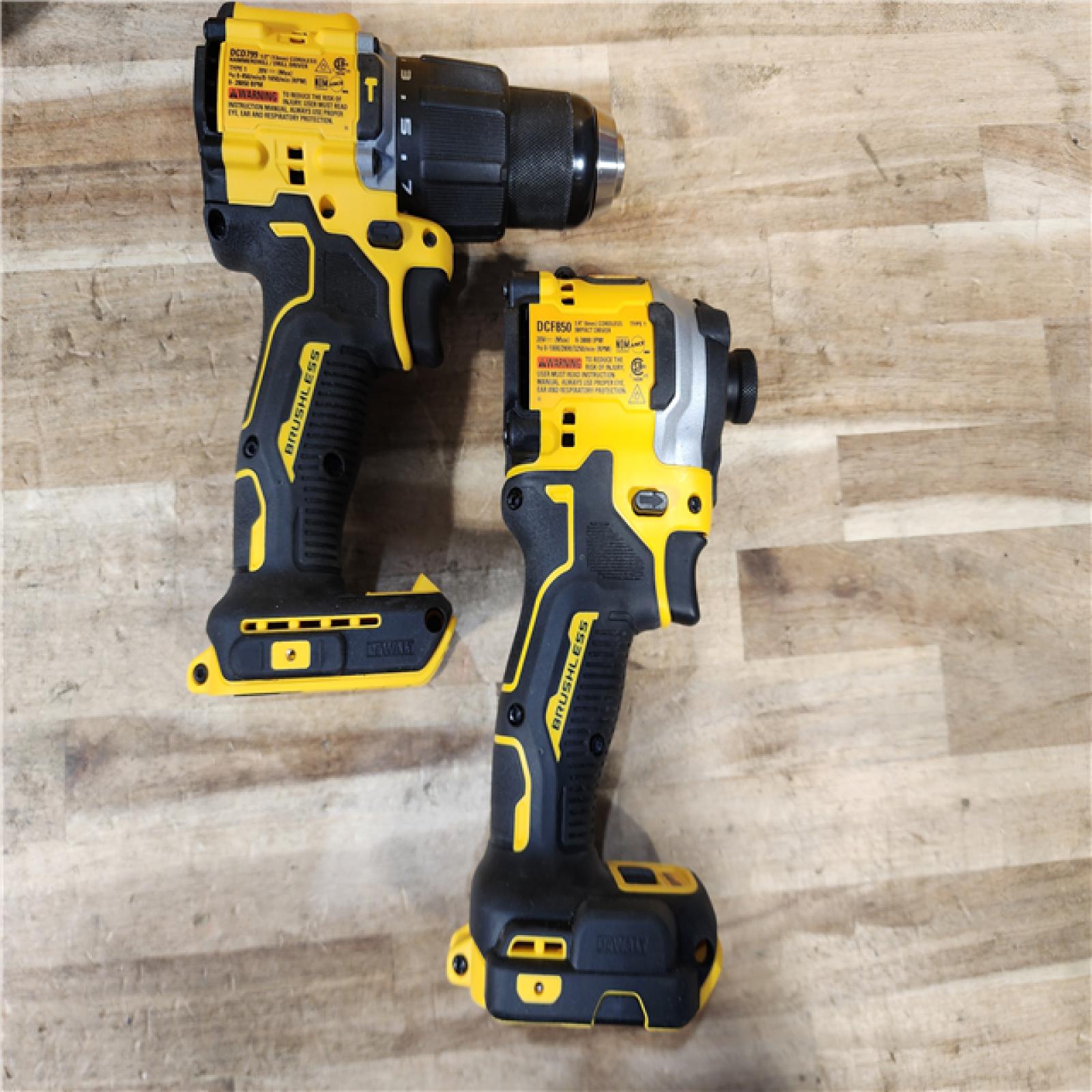 HOUSTON LOCATION - AS-IS DEWALT ATOMIC 20V MAX Lithium-Ion Cordless 2-Tool Combo Kit