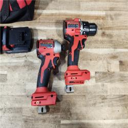 HOUSTON LOCATION - AS - IS Milwaukee 18-Volt Lithium-Ion Brushless Cordless Compact Hammer Drill/Impact Combo Kit