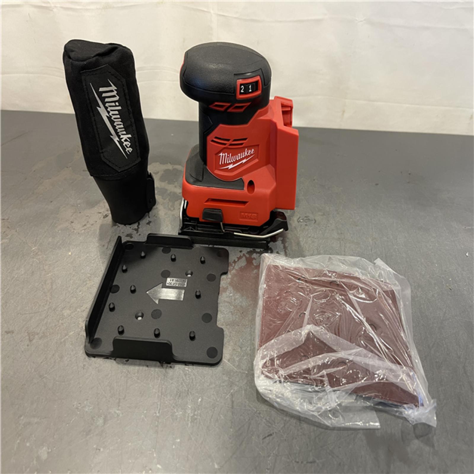 AS-IS - Milwaukee M18 18V Lithium-Ion Cordless 1/4 in. Sheet Sander
