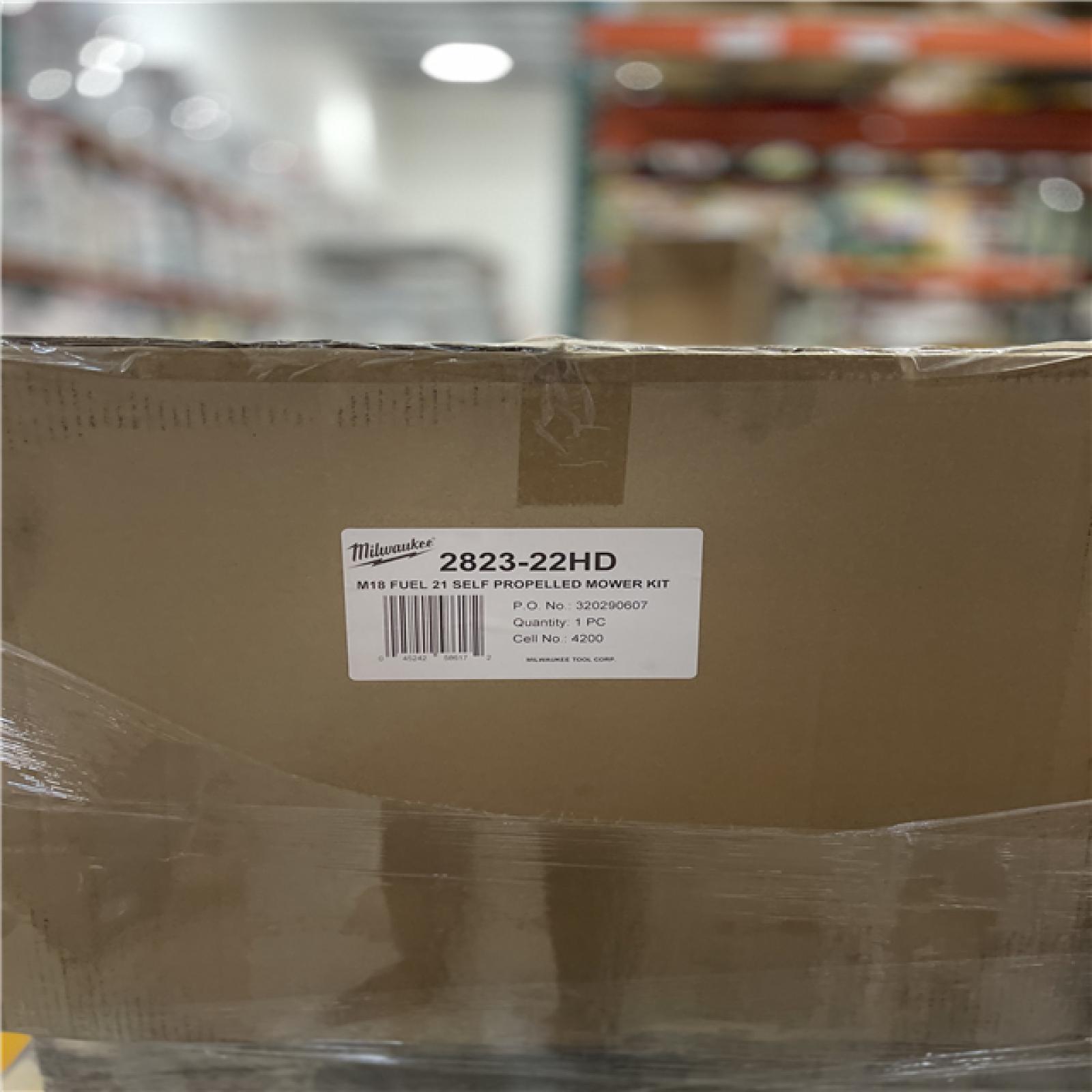 DALLAS LOCATION- NEW!- Milwaukee M18 FUEL 21 Self-Propelled Dual Battery Mower Kit