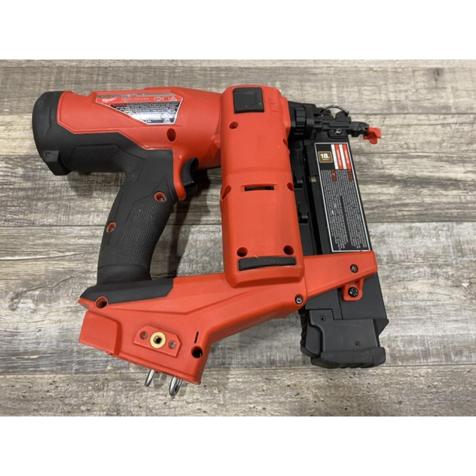 AS-IS Milwaukee FUEL 18-Volt Lithium-Ion Brushless Cordless Gen II 18-Gauge Brad Nailer (Tool-Only)