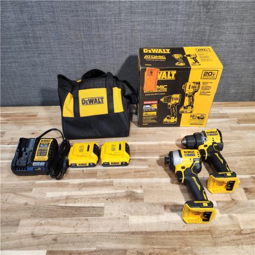 HOUSTON LOCATION - AS-IS DEWALT ATOMIC 20-Volt MAX Lithium-Ion Cordless Combo Kit