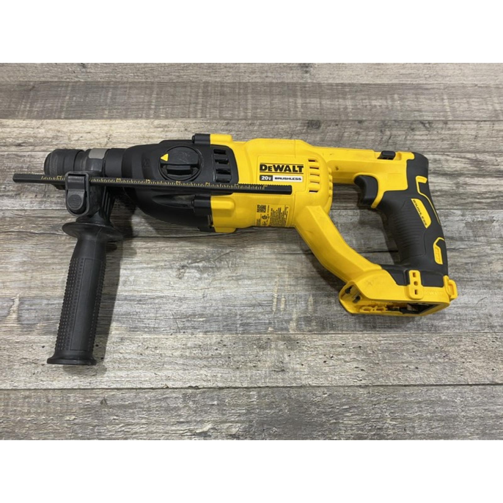 AS-IS DEWALT 20V MAX Cordless Brushless 1 in. SDS Plus D-Handle Concrete and Masonry Rotary Hammer (Tool Only)