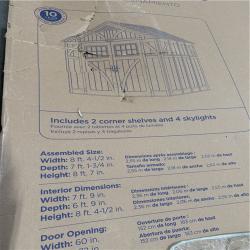 California AS-IS SUNCAST TREMONT Storage Shed (Box 1 & 2) Damaged Boxes