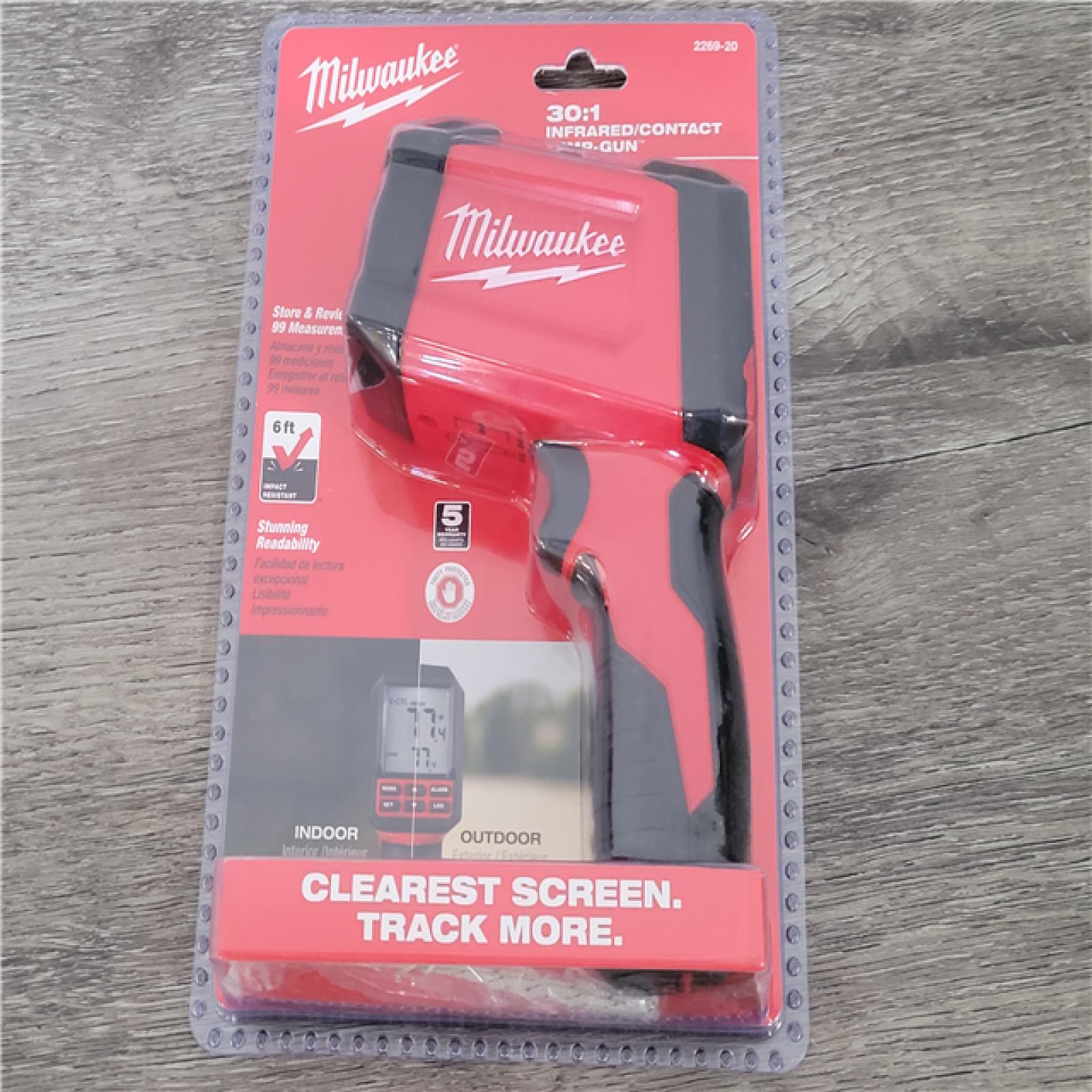 California NEW Milwaukee 30;1 Infrared/Contact Temp Gun