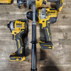 HOUSTON LOCATION - AS-IS DEWALT 4 TOOL COMBO KIT W/ (2) BATTERY & CHARGER