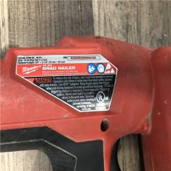 AS-IS Milwaukee  FUEL 18-Volt Lithium-Ion Brushless Cordless Gen II 18-Gauge Brad Nailer (Tool-Only)