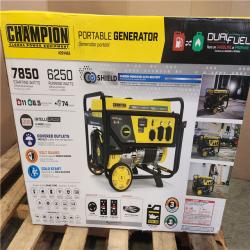 Phoenix NEW Champion Power Equipment 7850/6250-Watt Recoil Start Gasoline and Propane Powered Dual Fuel Portable Generator with CO Shield