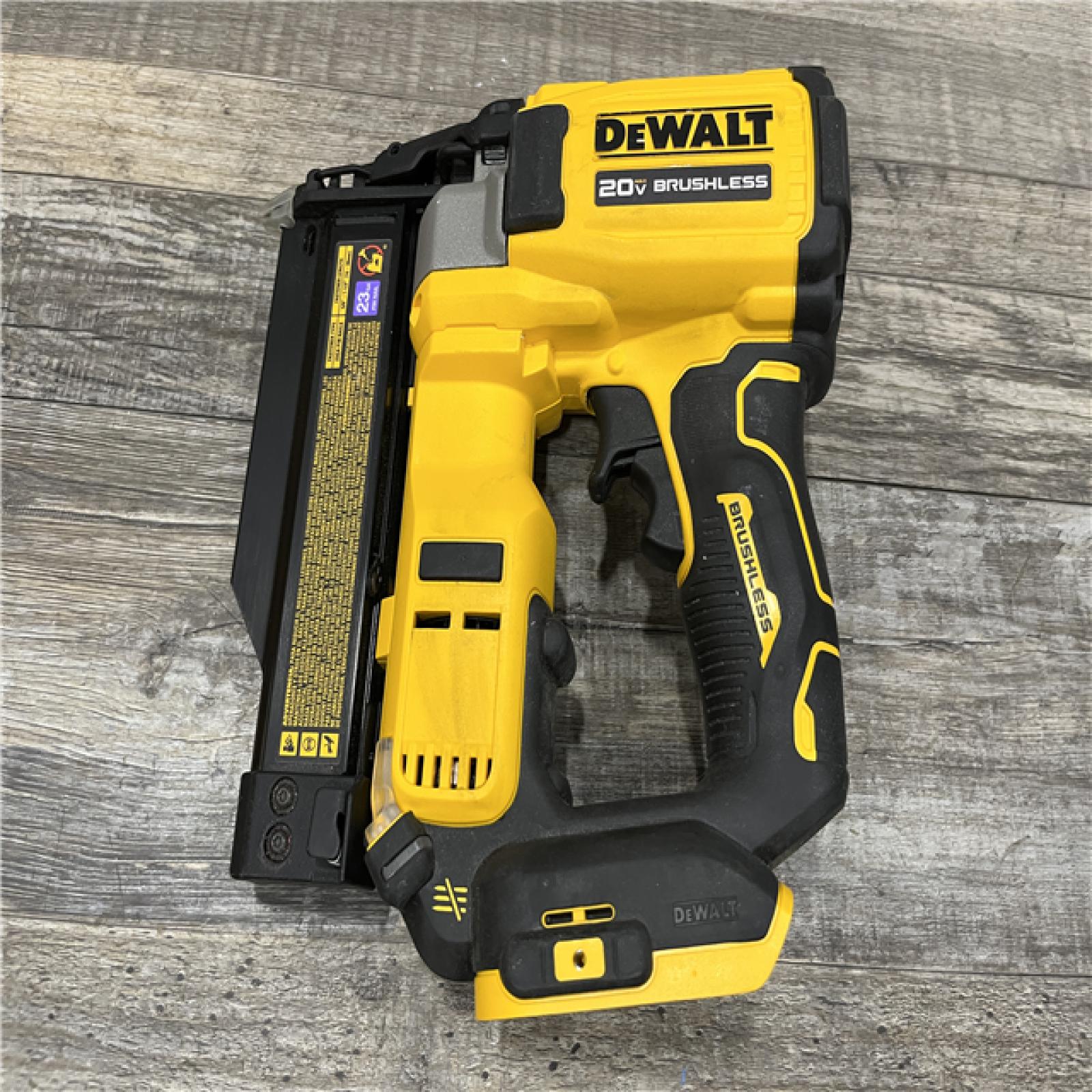 AS-IS DEWALT ATOMIC 20V MAX Lithium Ion Cordless 23 Gauge Pin Nailer (Tool Only)