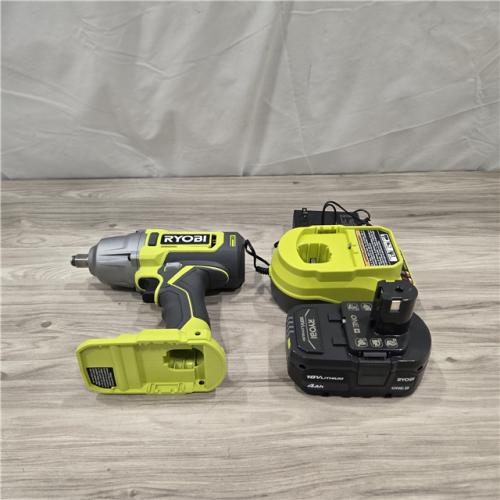 AS-IS RYOBI ONE+ 18V Cordless 1/2 in. Impact Wrench Kit