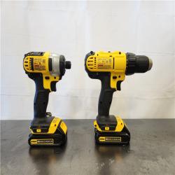 AS-IS- DeWALT 20V MAX Cordless Drill Driver/Impact Driver Combo Kit