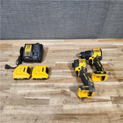 HOUSTON LOCATION - AS-IS DEWALT 2 TOOL COMBO KIT W/ (2) BATTERY & CHARGER