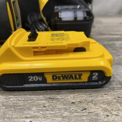 AS-IS DEWALT 20V MAX XR 16-Gauge Electric Cordless Angled Finishing Nailer Kit