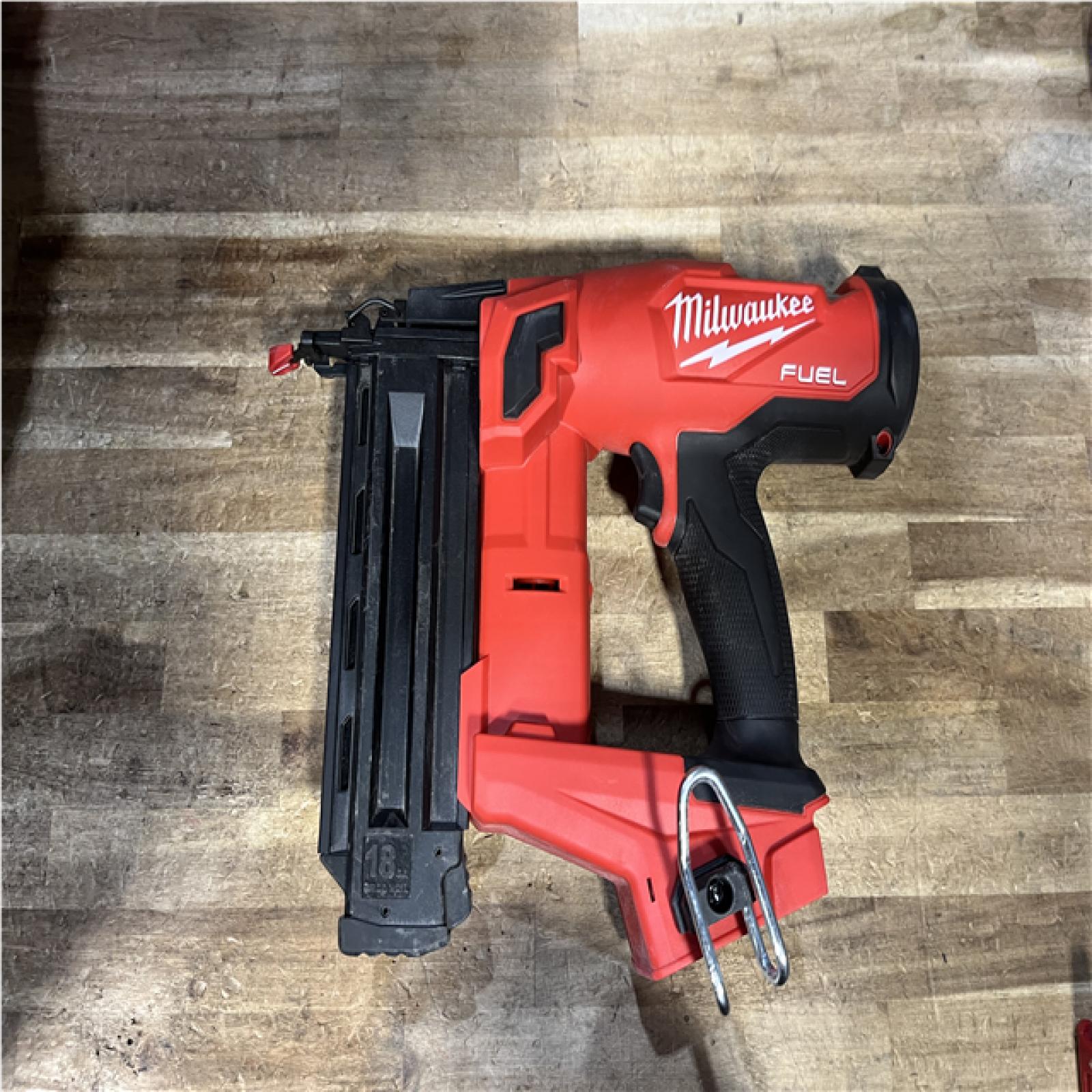 Houston Location AS-IS Milwaukee FUEL 18-Volt Lithium-Ion Brushless Cordless Gen II 18-Gauge Brad Nailer (Tool-Only)