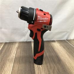AS-IS Milwaukee 12-Volt Lithium-Ion Brushless Cordless Subcompact Brushless Drill Driver Kit