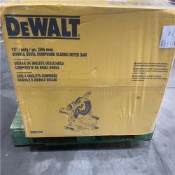 NEW- DeWalt 15 Amps 12 in. Corded Dual-Bevel Sliding Compound Miter Saw