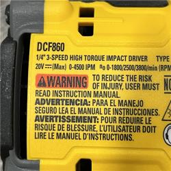 AS-IS DEWALT 20V MAX XR Cordless Impact Driver (Tool Only)