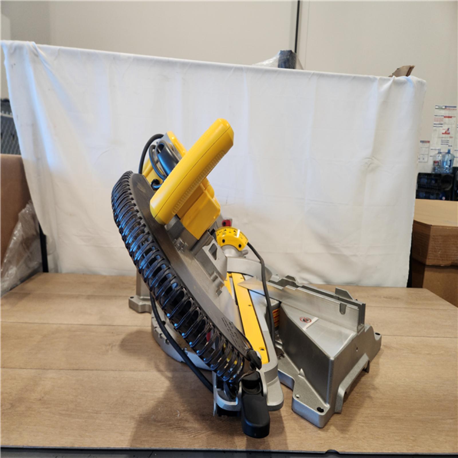 AS-IS-  DEWALT 12 Double Bevel Sliding Compound Miter Saw