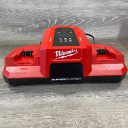 AS-IS Milwaukee 18V Dual Bay Simultaneous Super Charger
