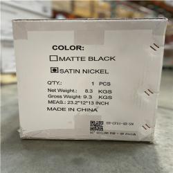 DALLAS LOCATION - SUREHOME SATIN NICKEL AND MATTE BLACK 51 INDOOR CEILING FAN PALLET-(36 UNITS)