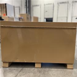 DALLAS LOCATION- AS-IS KNACK 60 in. W x 24 in. L x 28 in. H  Steel Jobsite Tool Storage Chest w/ Lock