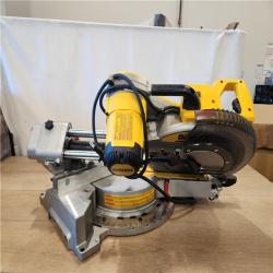 AS-IS-  DEWALT 12 Double Bevel Sliding Compound Miter Saw