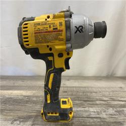 AS-IS DEWALT 20V MAX XR Cordless Brushless 7/16 in. High Torque Impact Wrench with Quick Release Chuck (Tool Only)