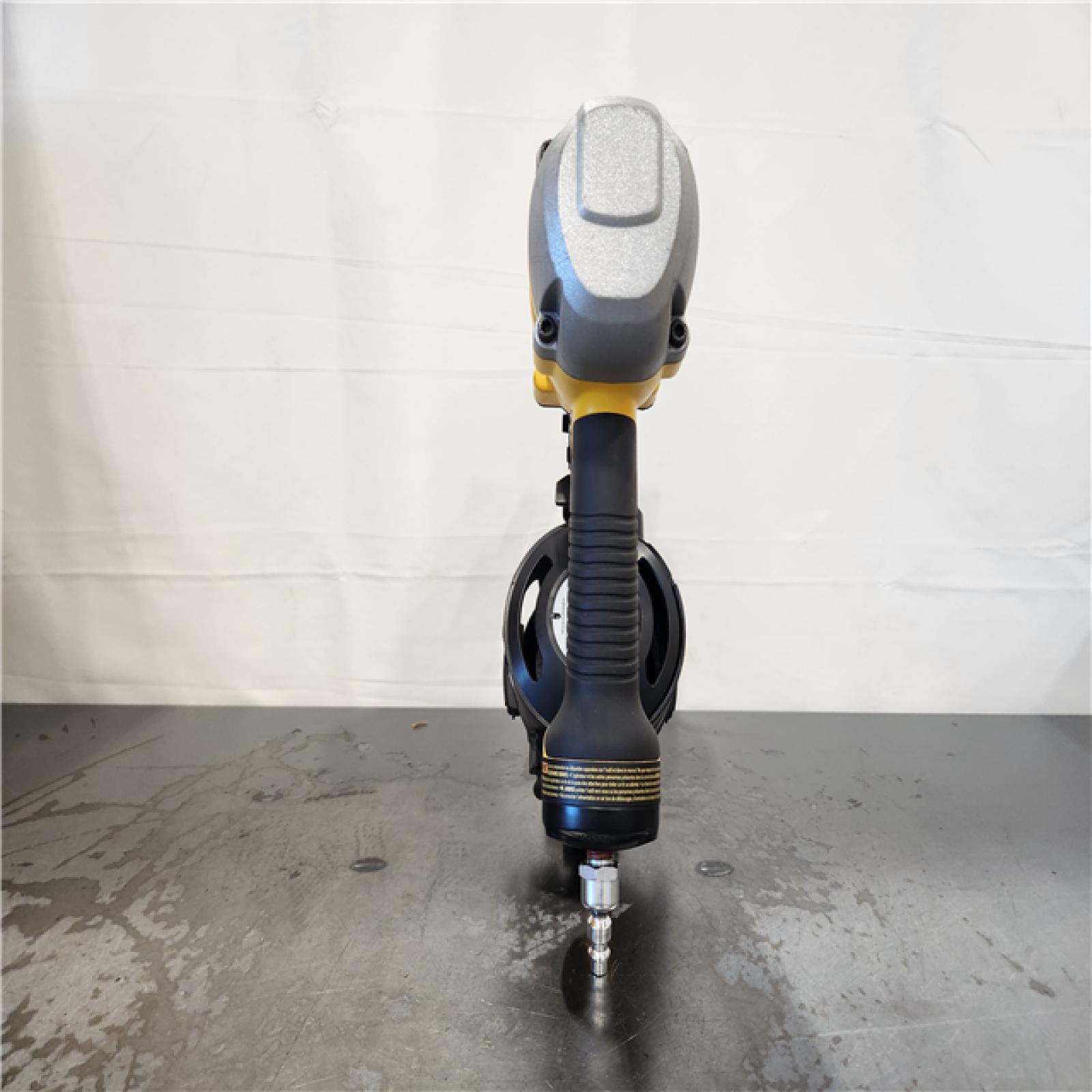 AS-IS- DeWalt 1-3/4 in. 15 Degree Pneumatic Coil Roofing Nailer (Tool-Only)