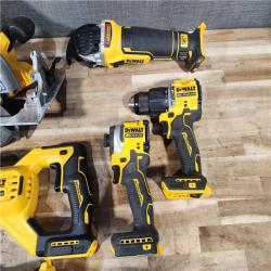 HOUSTON LOCATION - AS-IS DEWALT 20V MAX Lithium-Ion Cordless 6-Tool Combo Kit