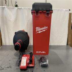 AS-IS- Milwaukee M18 FUEL Drain Snake with CABLE DRIVE Kit