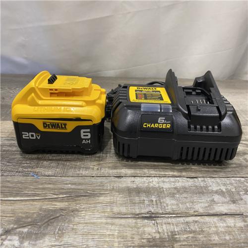 AS-IS DEWALT 20V MAX Lithium-Ion 6.0 Ah Battery and Charger