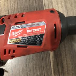 AS-IS Milwaukee M12 12V Lithium-Ion Cordless 3/8 in. Ratchet (Tool-Only)