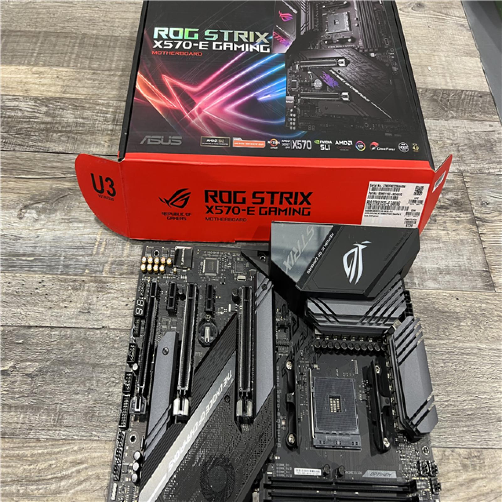 AS-IS ASUS ROG Strix X570-E Gaming WiFi II AMD AM4 X570S ATX Gaming Motherboard